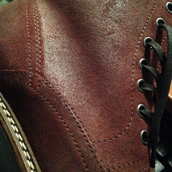 🔥NEW ASOS brown w/ black sole lace up ankle boot - Picture 3 of 8